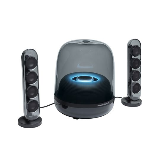 Harman Kardon SoundSticks 4 - Black - Bluetooth Speaker System - Hero